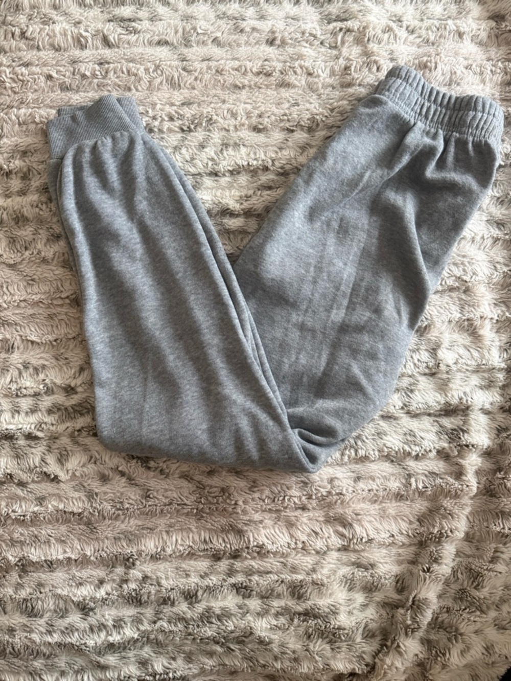 Grey sweatpants
